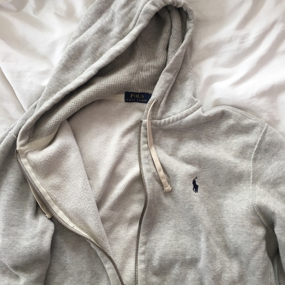 Polo zip up hoodie🔥